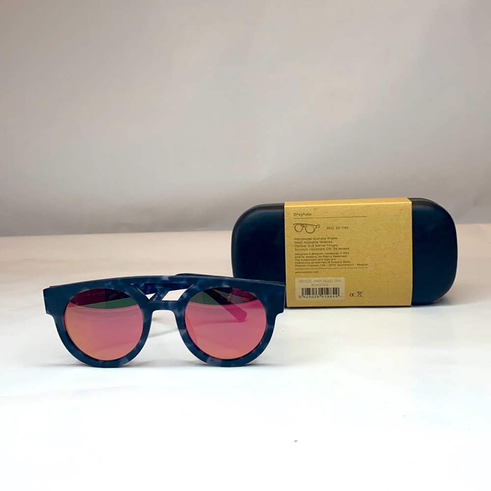 KOMONO Dreyfuss Sunglasses New Matte Indigo Demi - Picture 4 of 15